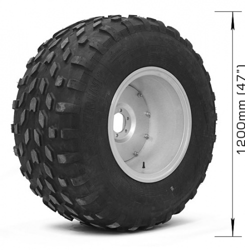 Assembled wheel X-TRIM (2 layers) with 6х139,7, DIA 110 disk 