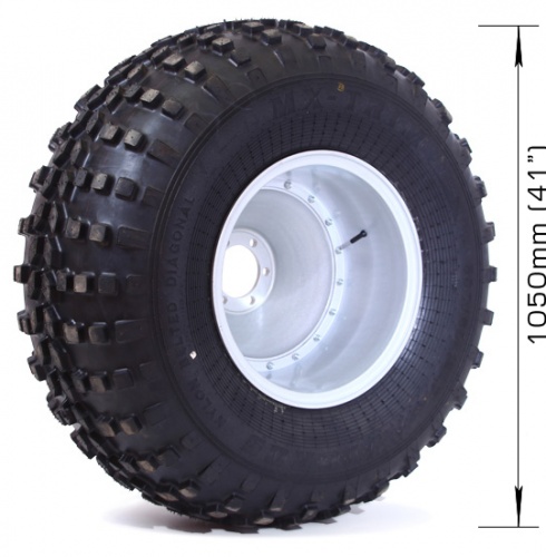 Assembled wheel MX-TRIM (2 layers) with 6х139,7, DIA 110 disk 