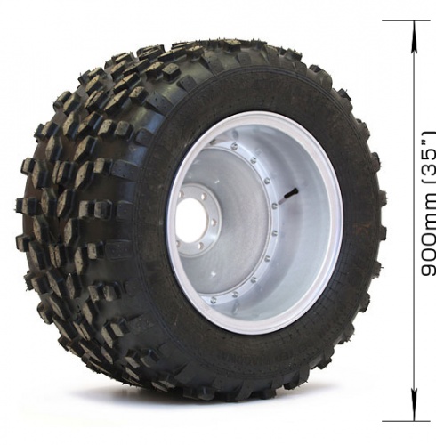 Assembled wheel M-TRIM (2 layers) with 6х139,7, DIA 110 disk 